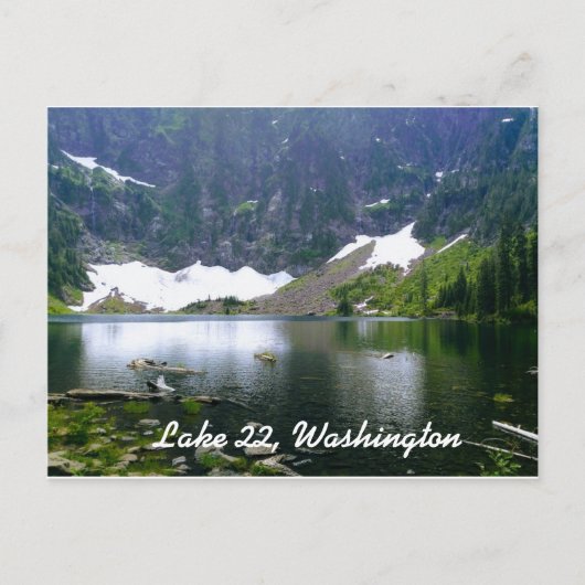 Lac 22, Washington carte postale (Devant)