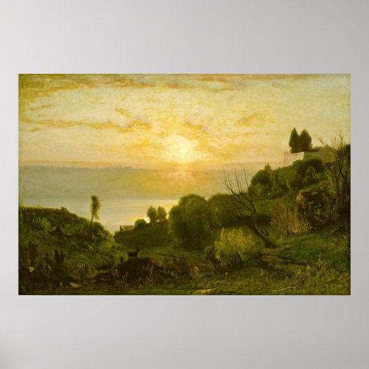 Lac Albano - Poster d'art George Inness (Devant)