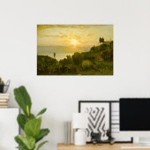 Lac Albano - Poster d'art George Inness (Bureau à domicile)