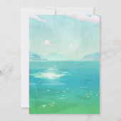 Lac Anniversaire Invitation Vitesse Bateau Lac Pêc (Dos)