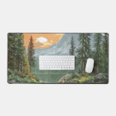 Lac au coucher de soleil (Clavier et souris)