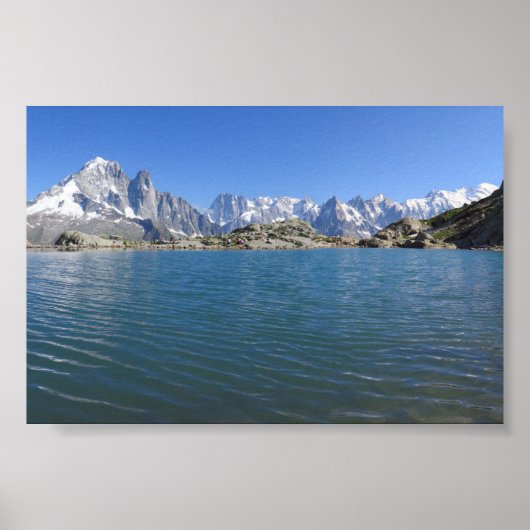 Lac Blanc Chamonix Poster (Voorkant)