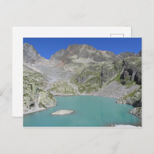 Lac Blanc Franse Alpen Briefkaart (Voorkant / Achterkant)