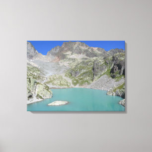 Lac Blanc Franse Alpen Canvas Afdruk