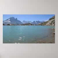 Lac Blanc Franse Alpen Chamonix Poster