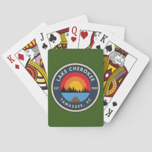Lac Cherokee cartes de jeu
