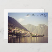 Lac Como, Italie, carte postale (Devant / Derrière)