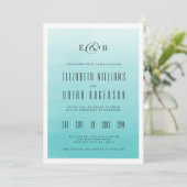 Lac congelé Ombre | Faire-part de mariage (Debout devant)