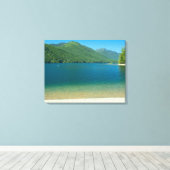 Lac Cushman Été 3 panneaux en toile (Insitu (Plancher de Bois))