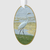 Lac d'aigrette oiseau (devant)