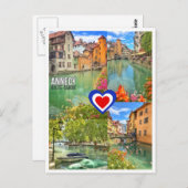 Lac d'Annecy - Carte postale (Devant / Derrière)