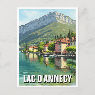 Lac D'Annecy Lake Annecy Frankrijk Briefkaart