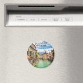 Lac d'Annecy, Magnet rond Haute-Savoie (In Situ (Lave-vaisselle))