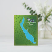 Lac de Castillon carte de France (Debout devant)