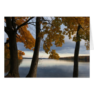 "Lac de Cazenovia Automne"
