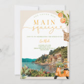 Lac de Côme Bachelorette Invitation & Itinéraire (Devant)