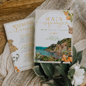 Lac de Côme Bachelorette Invitation & Itinéraire