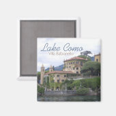 Lac de Côme Villa Balbianello Voyage Photo Magnet (Recto/Verso)