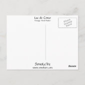 Lac de Como Briefkaart (Achterkant)