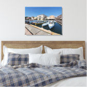 Lac de Garde Bardolino vue port toile imprimé (Insitu(Chambre))