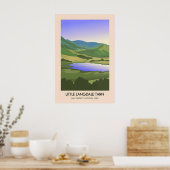 Lac de Little Langdale District des Lacs Affiche d (Cuisine)