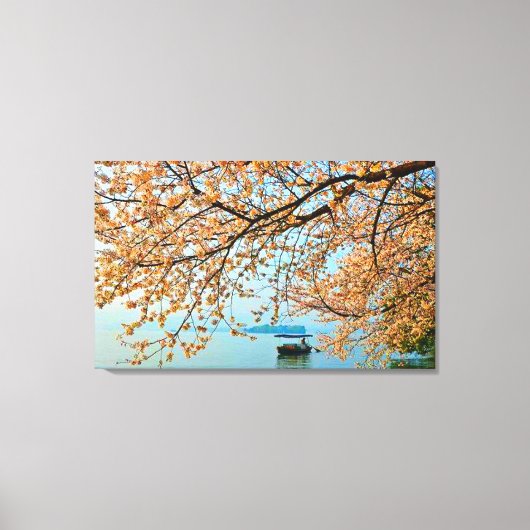 Lac de l'Ouest à Hangzhou, Chine Pri en toile étir (Recto)