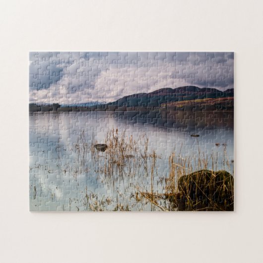 Lac de Menteith, Ecosse Jigsaw puzzle (Horizontal)