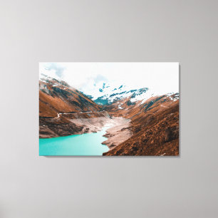 Lac de Moiry en Suisse toile Imprimer