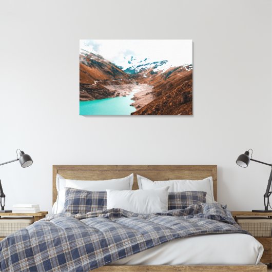 Lac de Moiry en Suisse toile Imprimer (Insitu(Chambre))