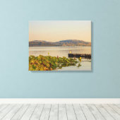 lac de Viverone, Italie sur toile imprimée (Insitu (Plancher de Bois))