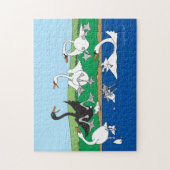 Lac des cygnes 11x14 Puzzle (Vertical)