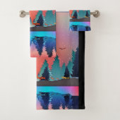 Lac d'hiver pittoresque avec Cerf (En situation)