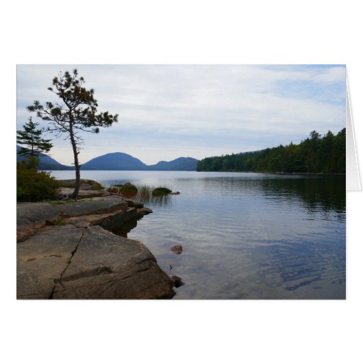 Lac Eagle au parc national d'Acadia (Devant horizontal)