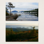 Lac Eagle dans le parc national d'Acadia (Devant & derrière)