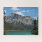 Lac Emerald avec Michael Peak Jigsaw Puzzle (Horizontal)
