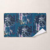 lac en bleu (Serviette à main)