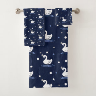 Lac Enchanted - Design Motif de cygne gracieux