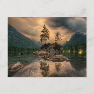 Lac et lumières briefkaart