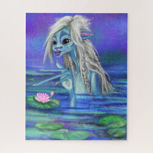 Lac Fairy Loves Water Lys Puzzle Imaginaire (Vertical)