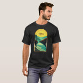Lac Flathead Montana T-shirt (Devant entier)