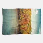 Lac Forêt Arbres Eau Cuisine Serviette (Horizontal)