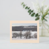 Lac gelé avec carte postale Paysage (Debout devant)