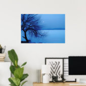 Lac gelé - Poster (Bureau à domicile)