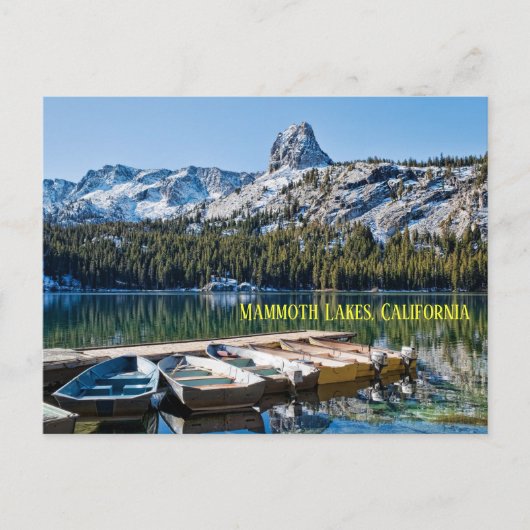 Lac George, Mammoth Lakes, Californie, Carte posta (Devant)