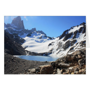 Lac Glacier Près Du Mont Fitz Roy