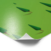 Lac Hubbard Plan du lac du nord du Michigan Photo  (Coin)