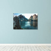 Lac Jenny, Grand Tétons sur toile (Insitu (Plancher de Bois))