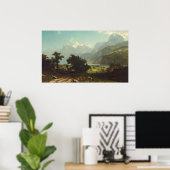 Lac Lucerne - Albert Bierstadt Poster des Beaux-Ar (Bureau à domicile)