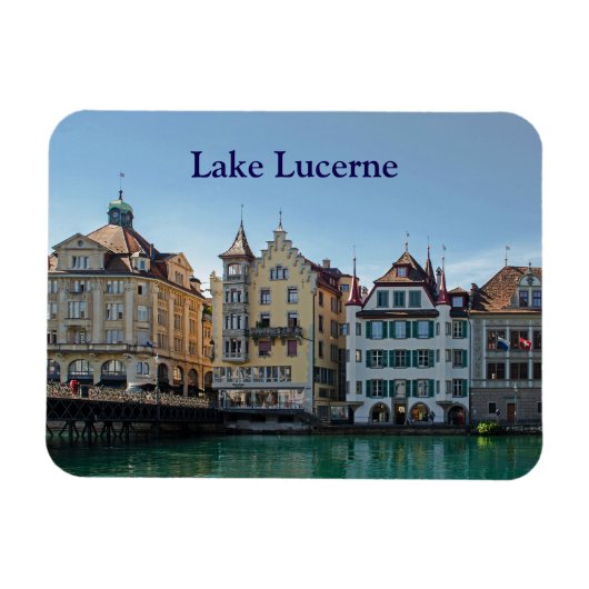 Lac Lucerne, Suisse Magnet de bord de mer (Horizontal)
