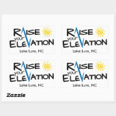 Lac Lure - Levez Votre Sticker Rectangle D'Élévati (Feuille)